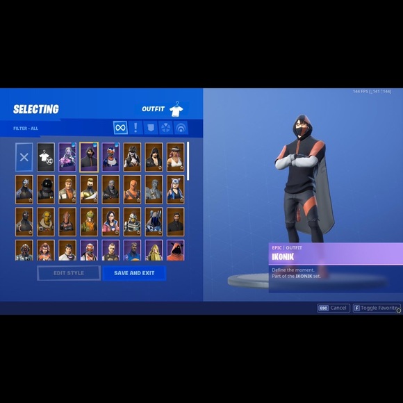 Galaxy skin/Ikonik skin account - Picture 1 of 1